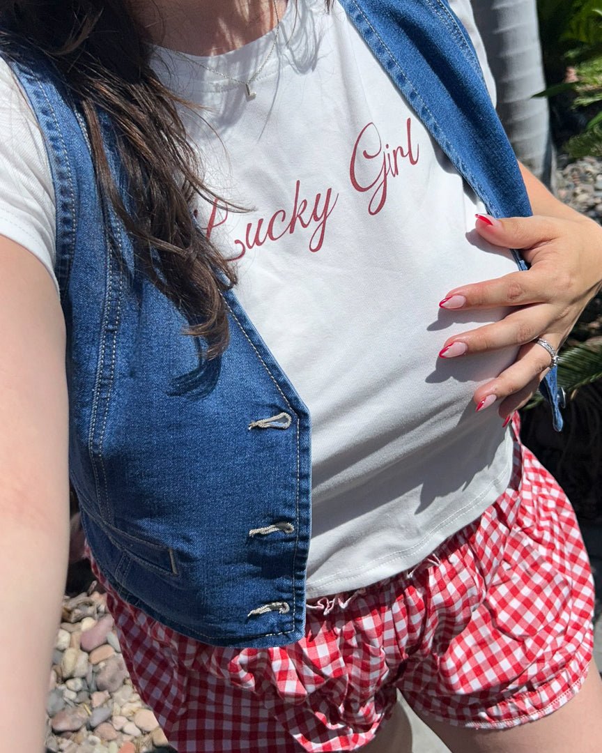 Blue Denim Vest Top - Cindy Jane Boutique - Tanks, Camis & Tube Tops