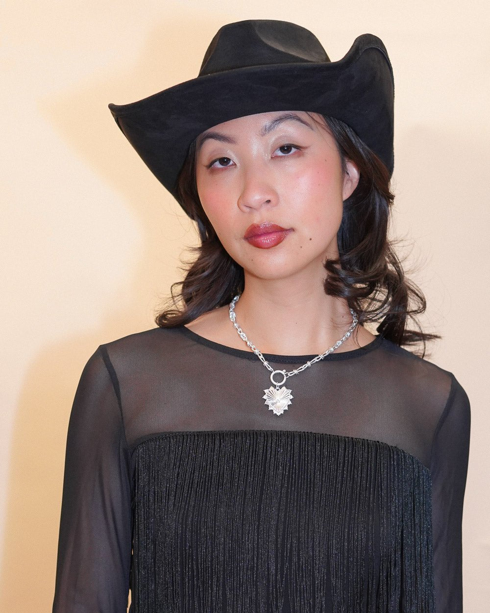 Heartstrings Silver Antique Chain Heart Pendant Necklace - Cindy Jane Boutique - Necklaces