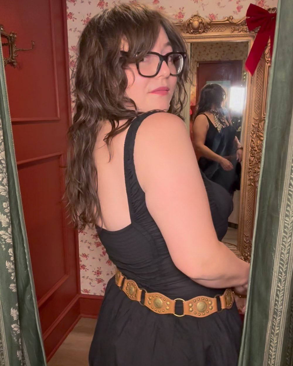 Saloon Song Black Square Neck Sleeveless Corset Ruffle Mini Dress - Cindy Jane Boutique - Short Dresses