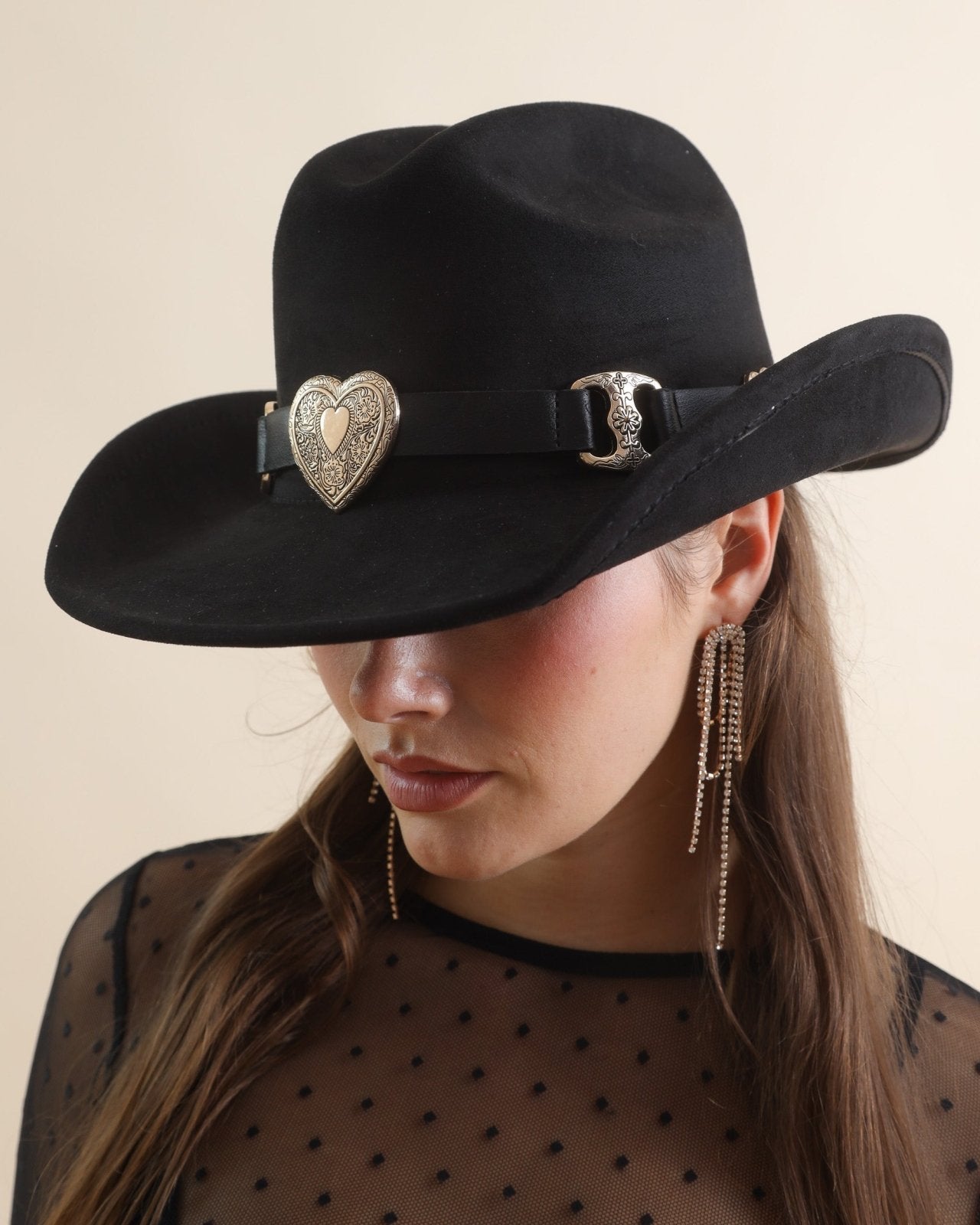 Black western hat deals