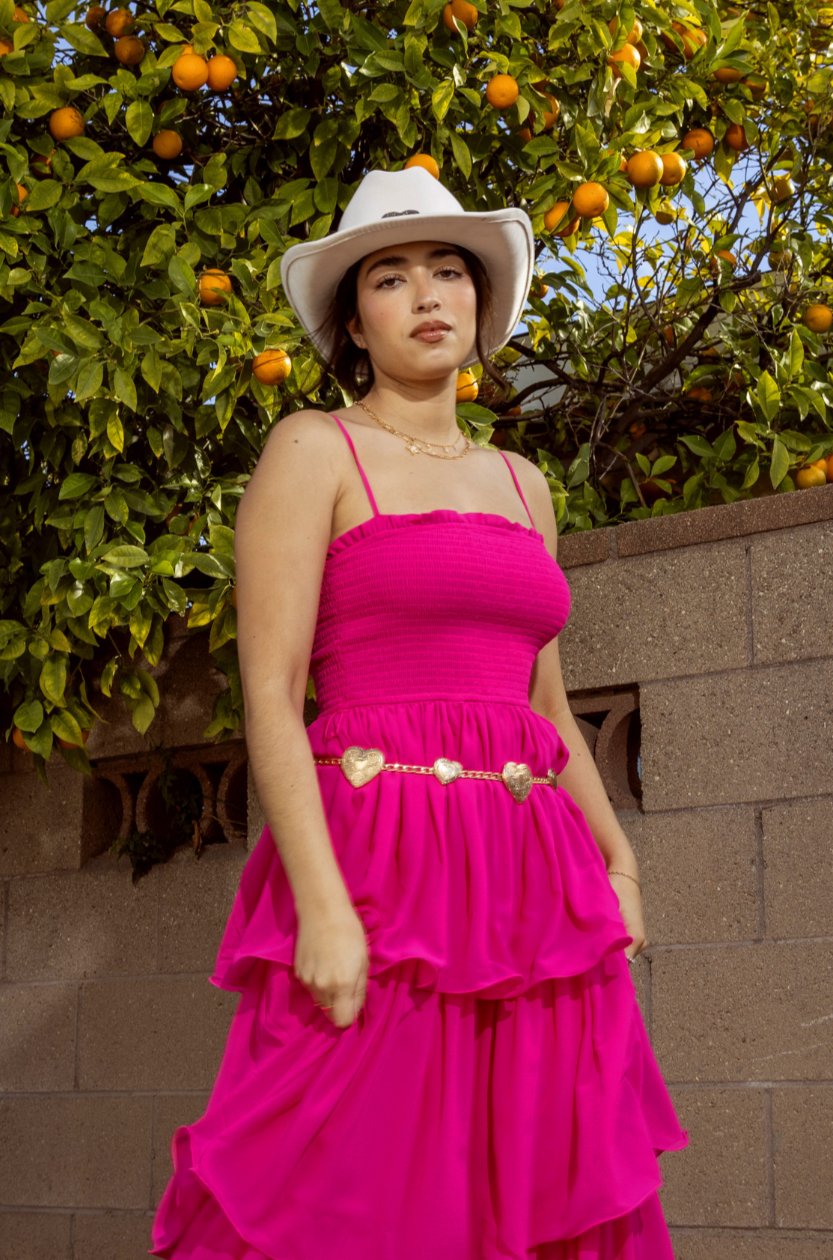 Embossed Linked Heart Chain Belt - Cindy Jane Boutique - Belts