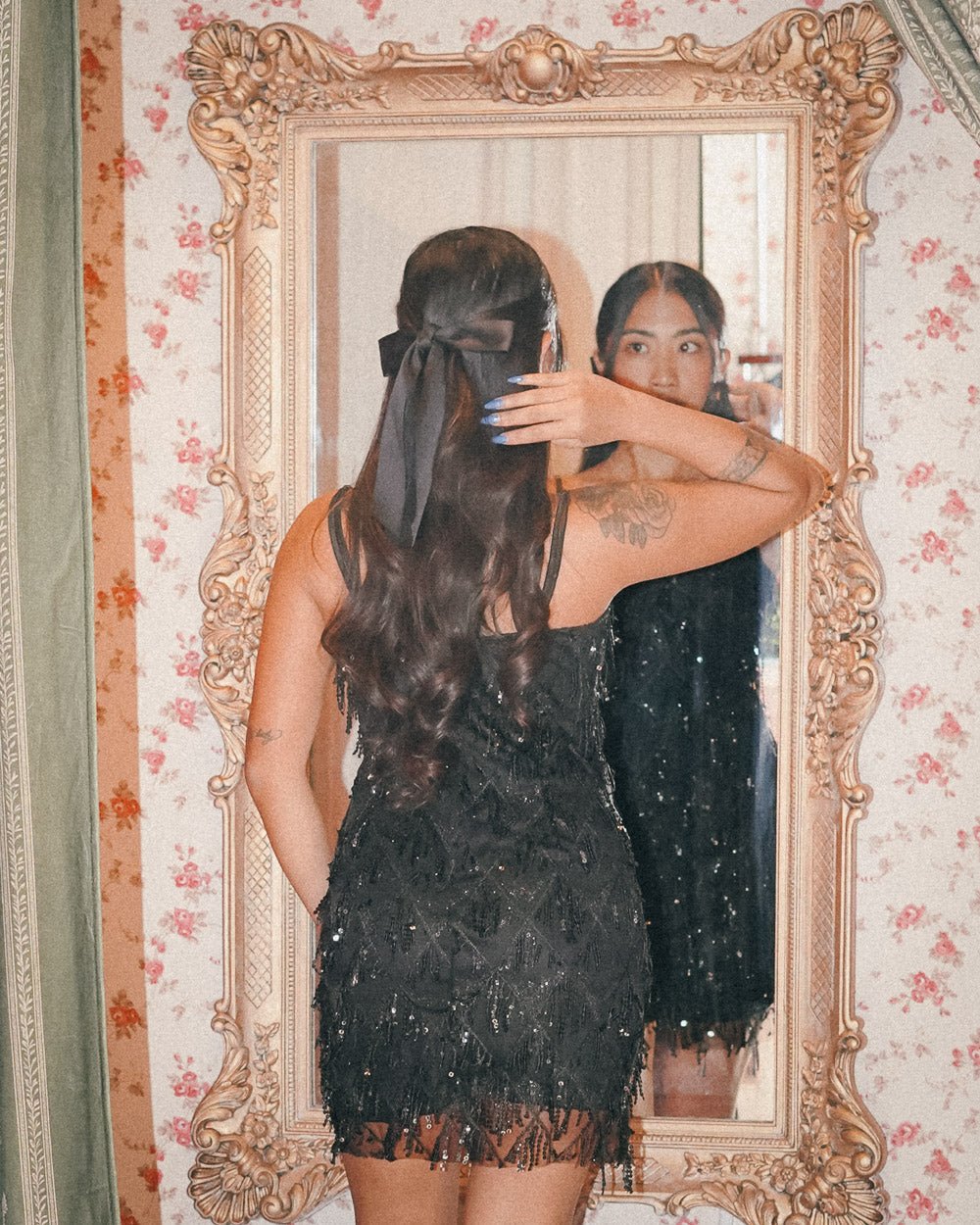 After Hours Black Lightweight Sequin Fringe Mini Dress - Cindy Jane Boutique - Short Dresses