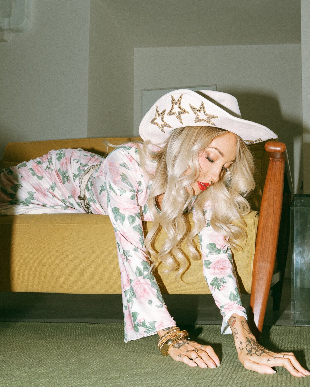 Honeymoon White Multi Floral Print Bell Sleeve Maxi Dress - Cindy Jane Boutique - Maxi Dresses