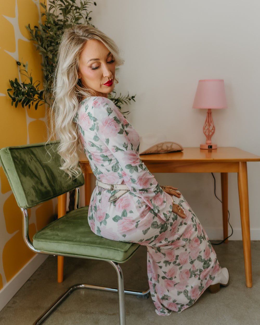 Honeymoon White Multi Floral Print Bell Sleeve Maxi Dress - Cindy Jane Boutique - Maxi Dresses