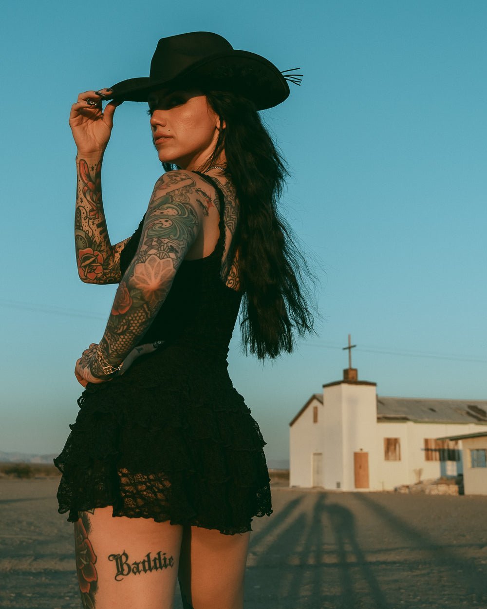 Lover Gal Black Sleeveless Lace Trim Tiered Ruffle Mini Dress - Cindy Jane Boutique - Short Dresses