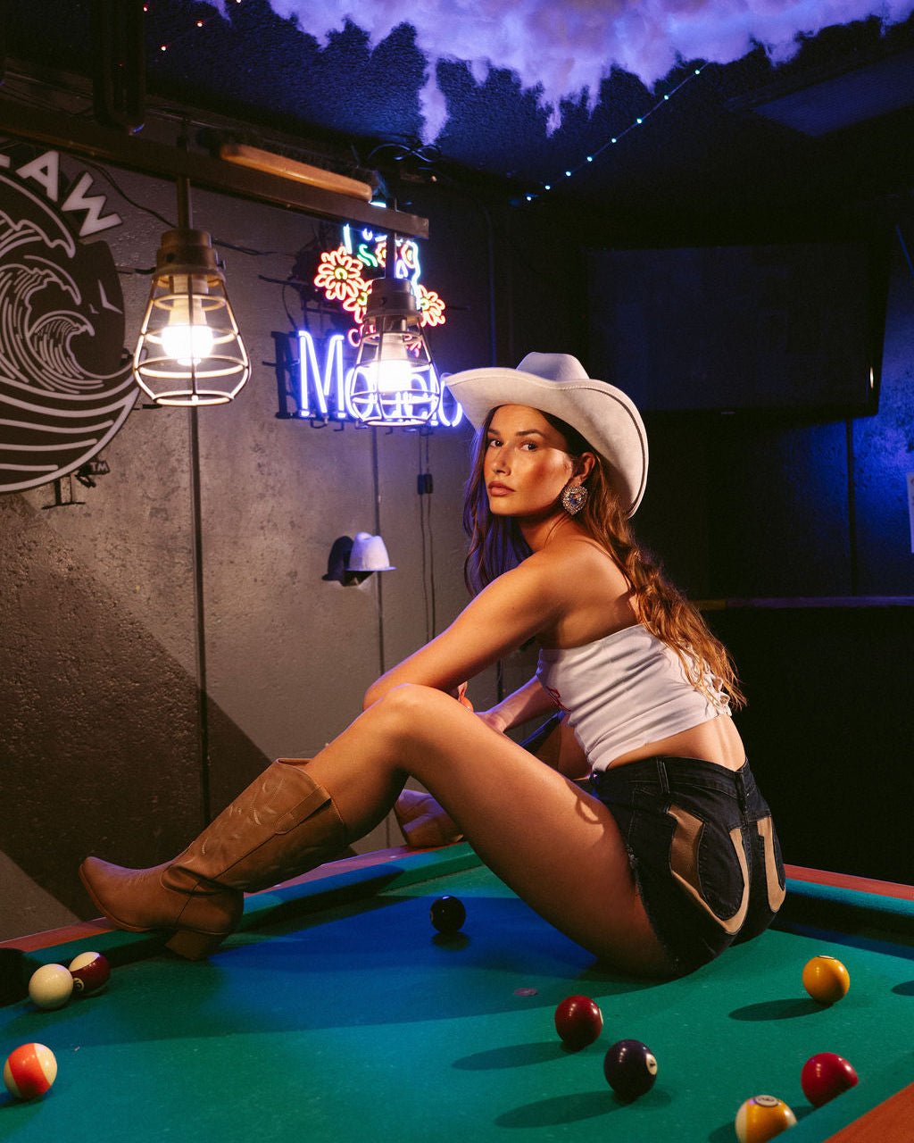 Lucky You Dark Wash Horseshoe Denim Shorts - Cindy Jane Boutique - Shorts
