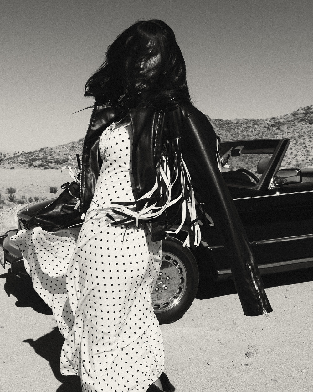 Lucy White And Black Polka Dot Sleeveless Bustier Midi Dress - Cindy Jane Boutique - Midi Dresses