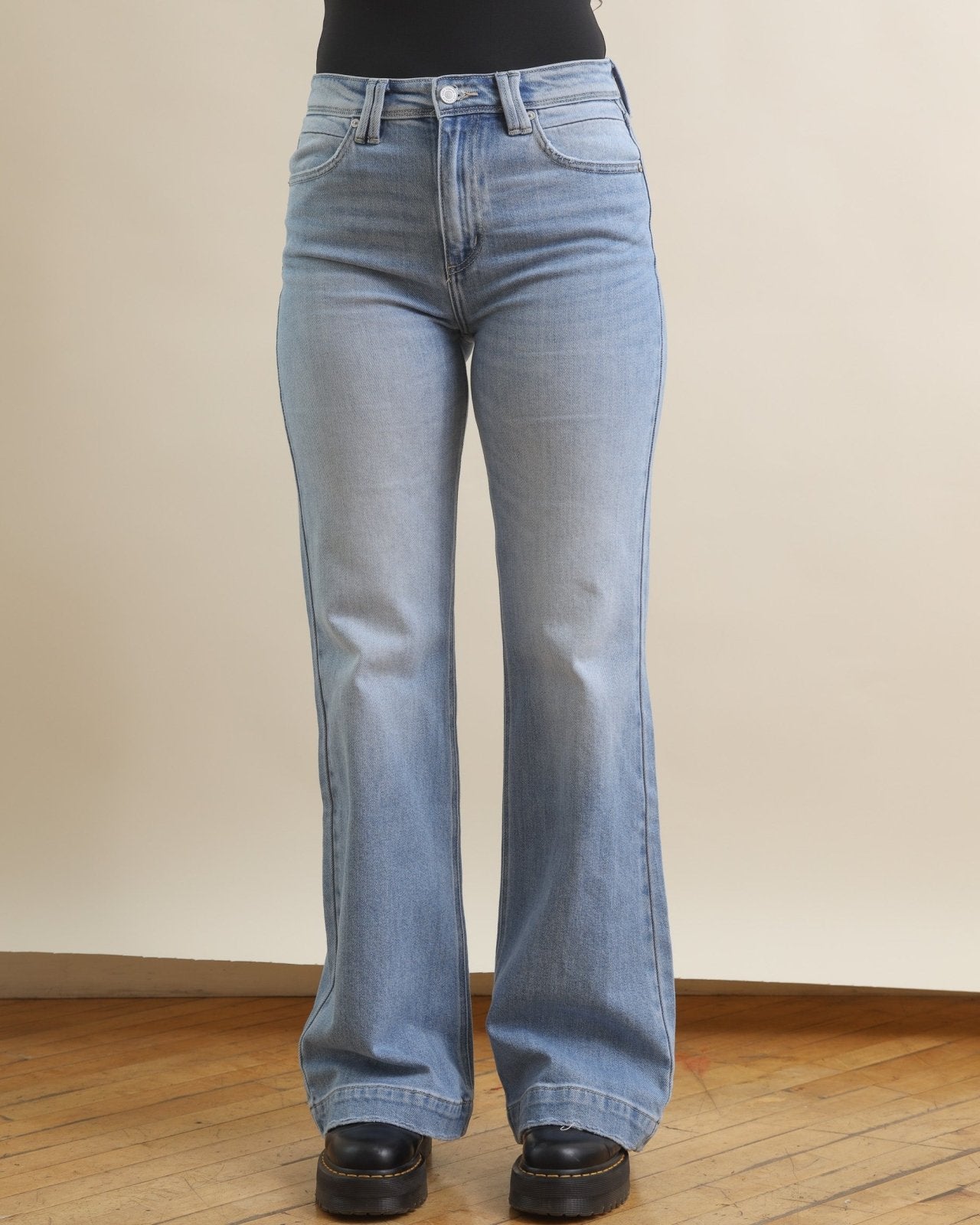 KanCan Light Wash High Waisted Flare Jeans - Cindy Jane Boutique - Jeans