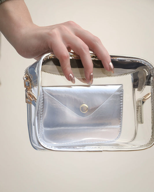 Transparent Rectangular Clear Purse For Concerts - Cindy Jane Boutique - Handbags & Purses